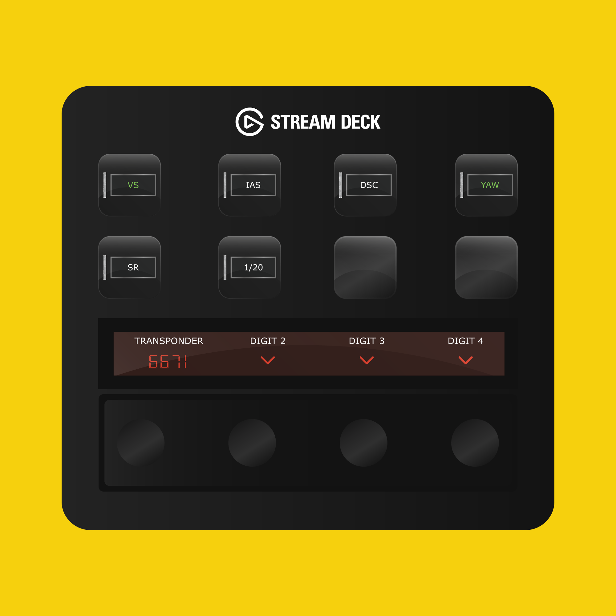 New! BlackBox Shorts SD330-360 Autopilot Panel for Stream Deck Plus - Flight Panels