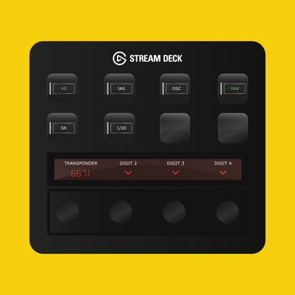 New! BlackBox Shorts SD330-360 Autopilot Panel for Stream Deck Plus