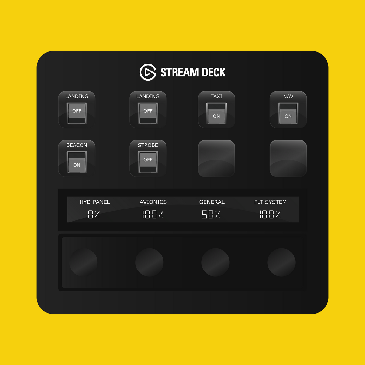 New! BlackBox Shorts SD330-360 Autopilot Panel for Stream Deck Plus - Flight Panels