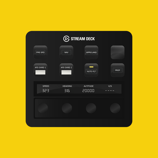 New! TFDi Design MD-11 Autopilot Panel for Stream Deck Plus