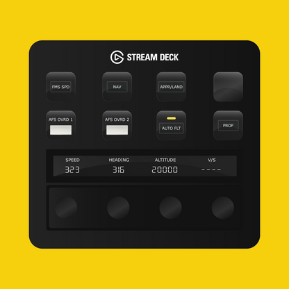 New! TFDi Design MD-11 Autopilot Panel for Stream Deck Plus