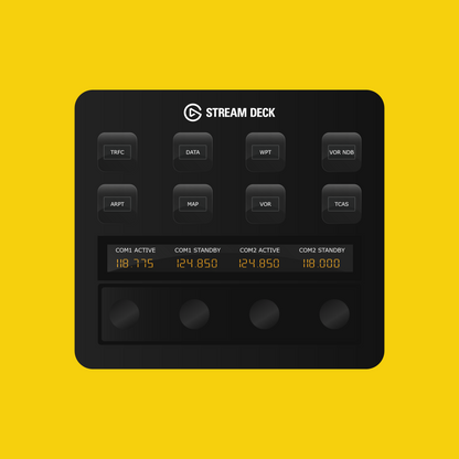 New! TFDi Design MD-11 Autopilot Panel for Stream Deck Plus