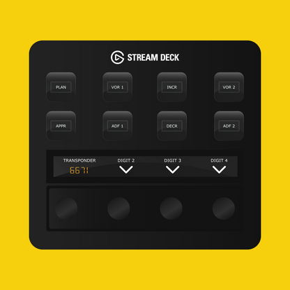 New! TFDi Design MD-11 Autopilot Panel for Stream Deck Plus