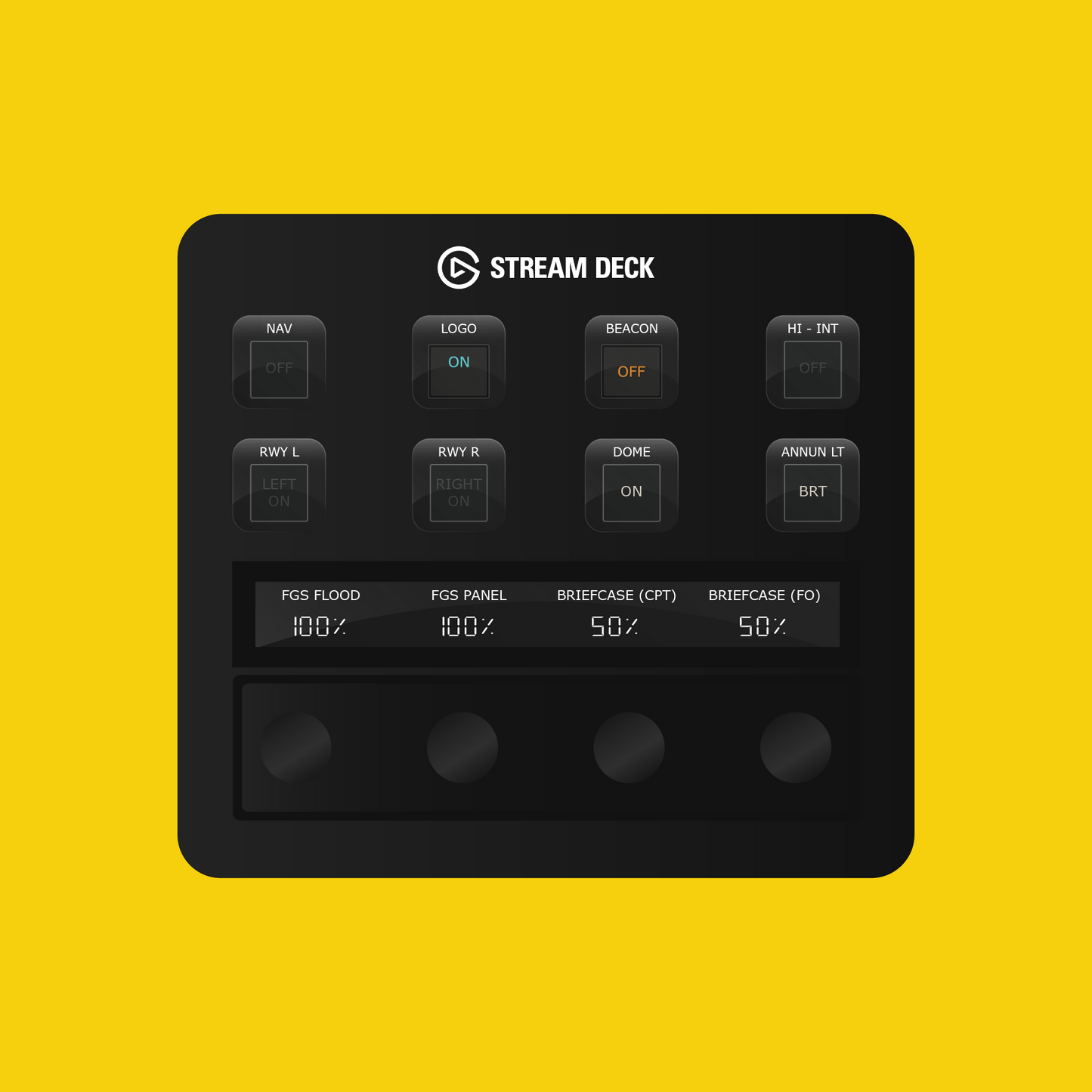 New! TFDi Design MD-11 Autopilot Panel for Stream Deck Plus