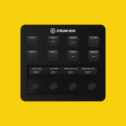 New! TFDi Design MD-11 Autopilot Panel for Stream Deck Plus