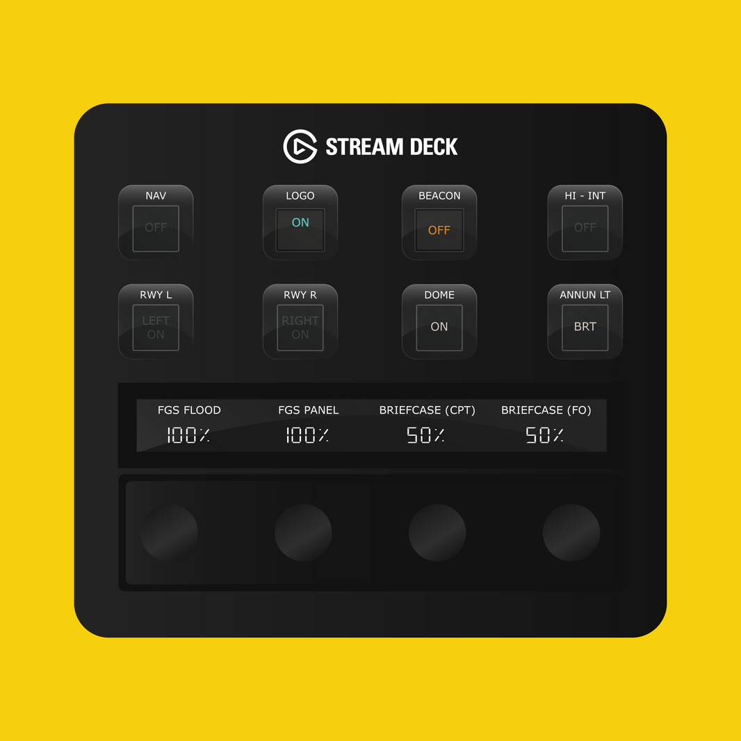 New! TFDi Design MD-11 Autopilot Panel for Stream Deck Plus