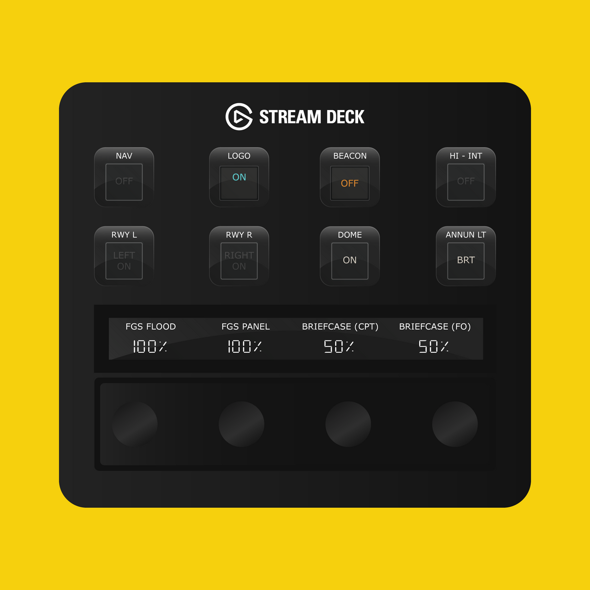 New! TFDi Design MD-11 Autopilot Panel for Stream Deck Plus - Flight Panels