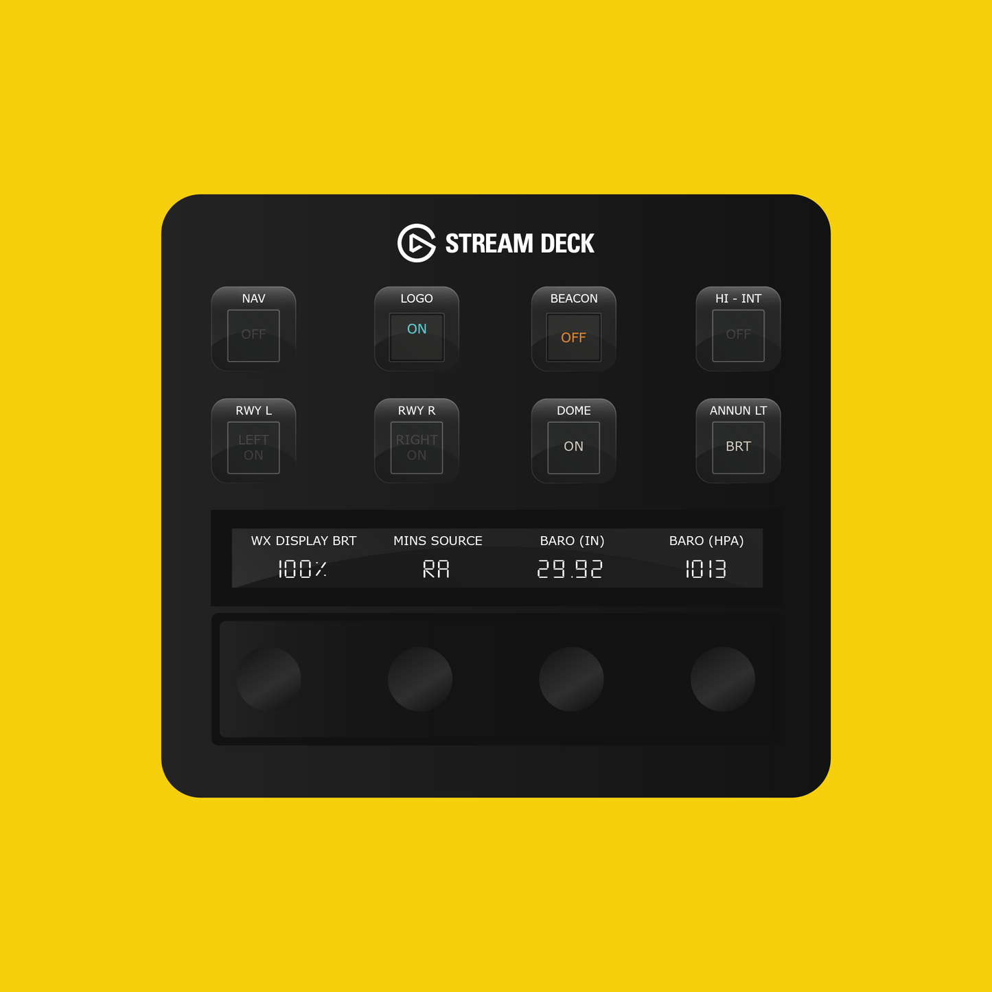 New! TFDi Design MD-11 Autopilot Panel for Stream Deck Plus