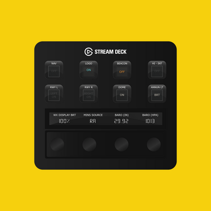 New! TFDi Design MD-11 Autopilot Panel for Stream Deck Plus