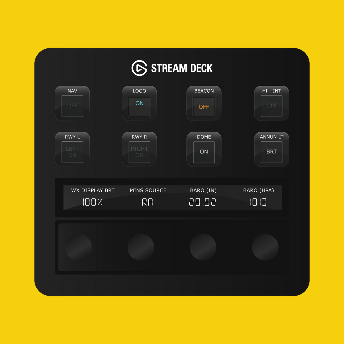 New! TFDi Design MD-11 Autopilot Panel for Stream Deck Plus