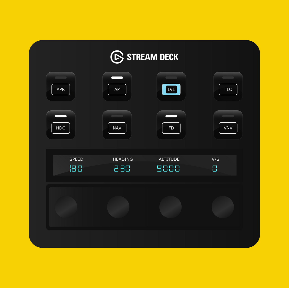 SF50 Cirrus Vision Jet G2 Autopilot Panel for Stream Deck Plus - Flight Panels