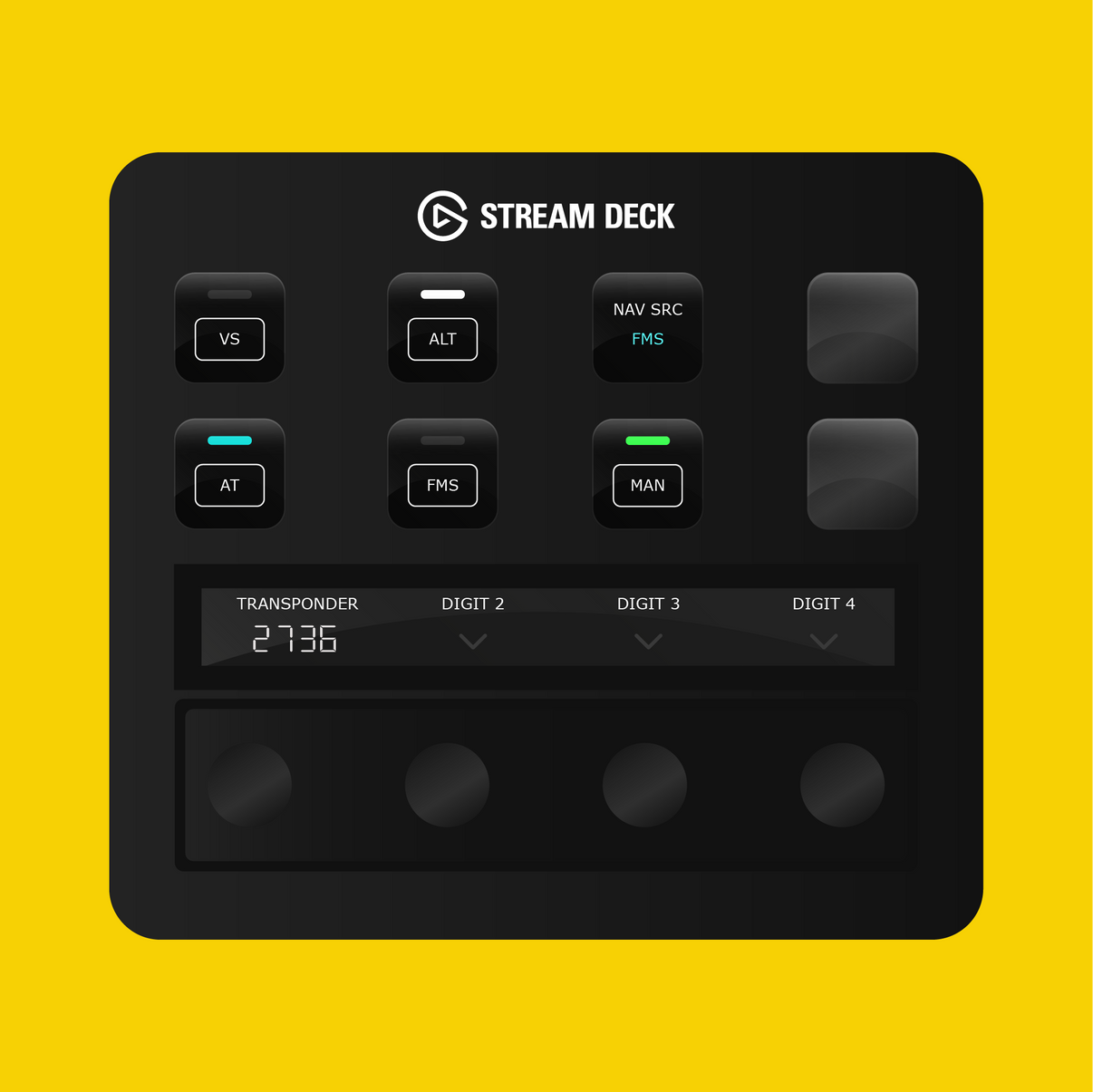 SF50 Cirrus Vision Jet G2 Autopilot Panel for Stream Deck Plus - Flight Panels