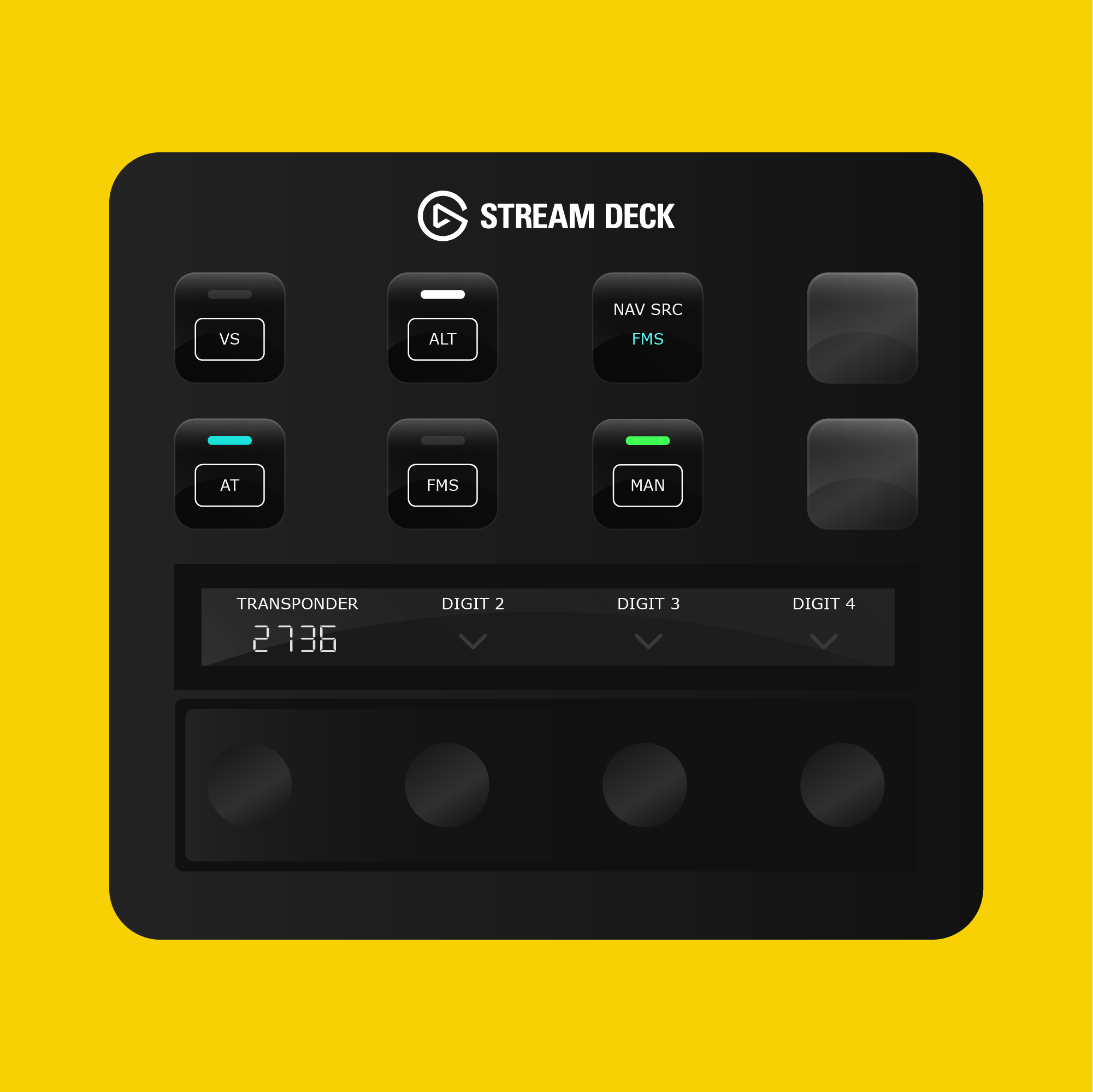 SF50 Cirrus Vision Jet G2 Autopilot Panel for Stream Deck Plus - Flight Panels