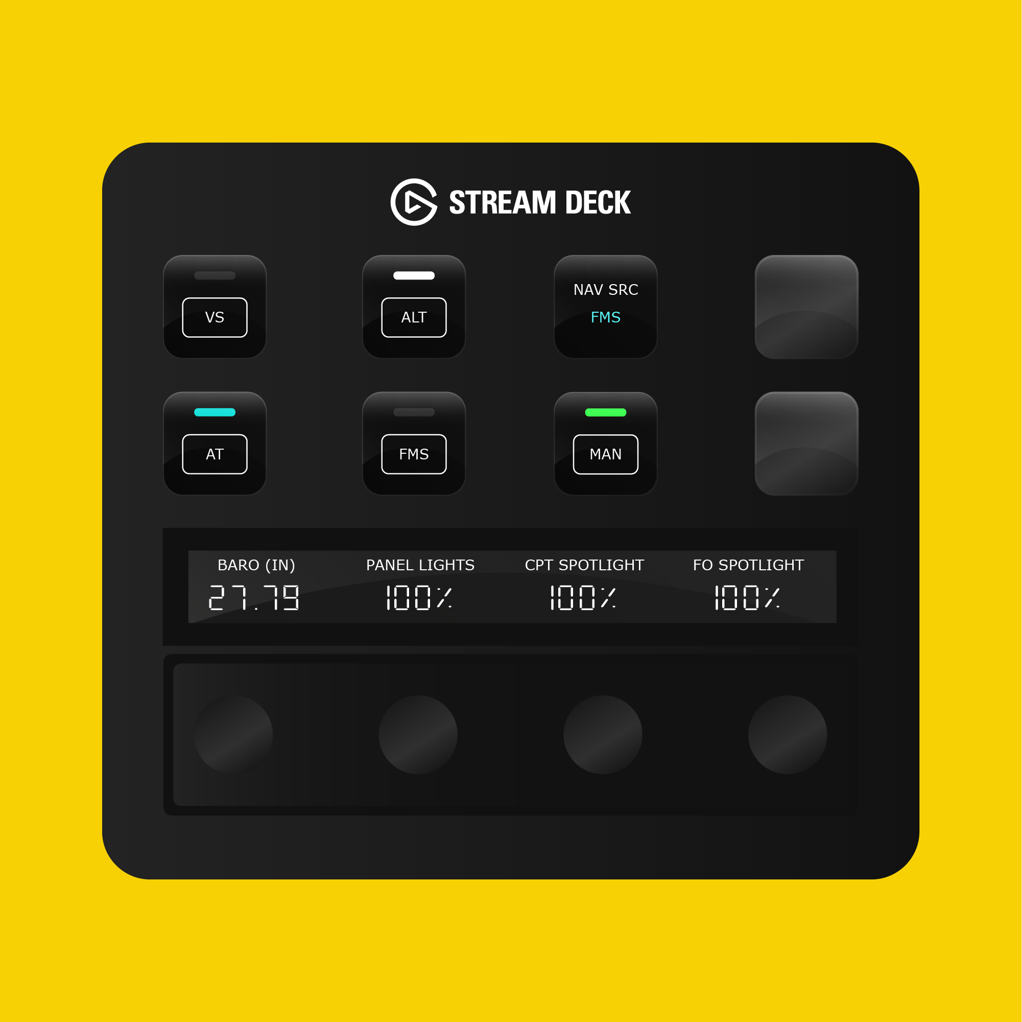 SF50 Cirrus Vision Jet G2 Autopilot Panel for Stream Deck Plus - Flight Panels