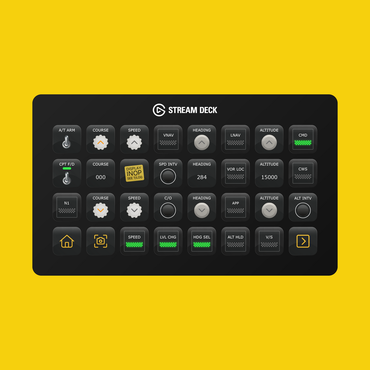 New! iFly Boeing 737 Max 8 Autopilot Panel for Stream Deck XL - Flight Panels