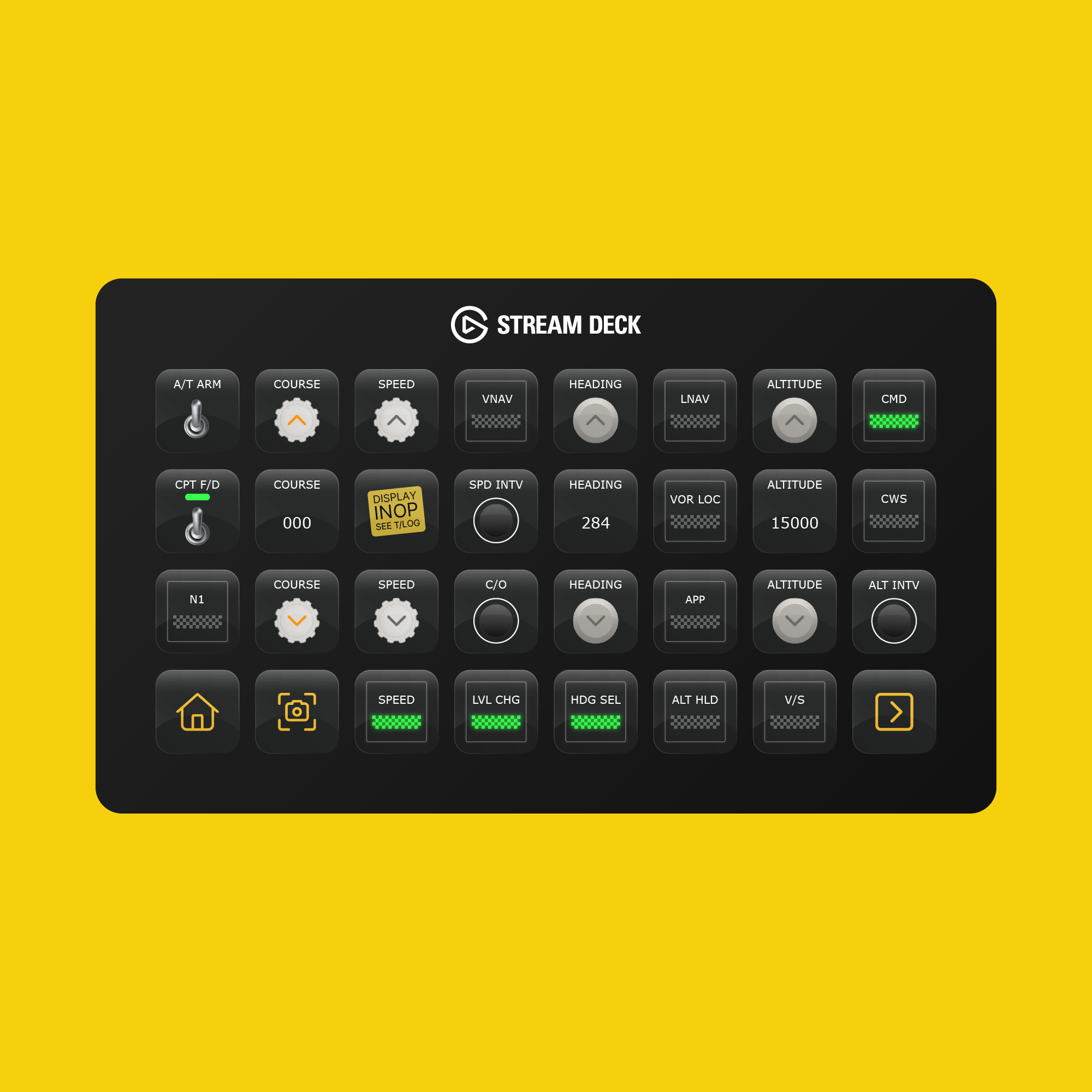 New! iFly Boeing 737 Max 8 Autopilot Panel for Stream Deck XL - Flight Panels