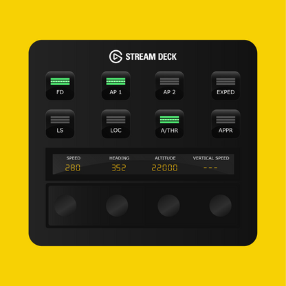 iniBuilds A320neo Autopilot Panel for Stream Deck Plus