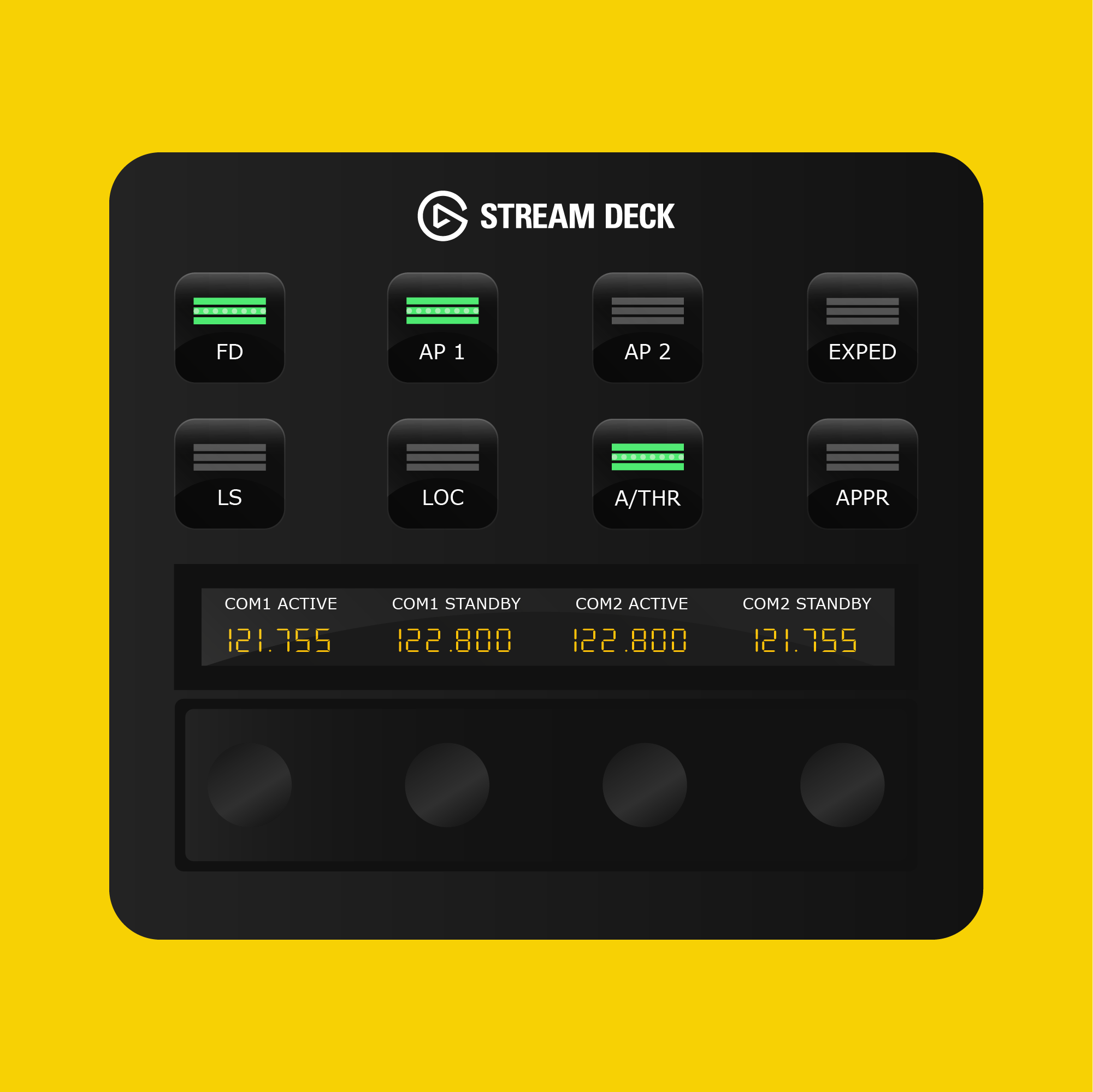 iniBuilds A320neo Autopilot Panel for Stream Deck Plus - Flight Panels