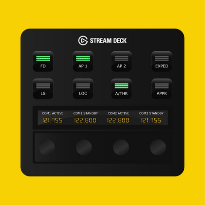 iniBuilds A320neo Autopilot Panel for Stream Deck Plus