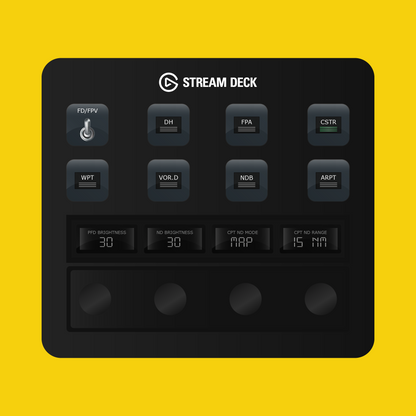 iniBuilds A300-600R Autopilot Panel for Stream Deck Plus