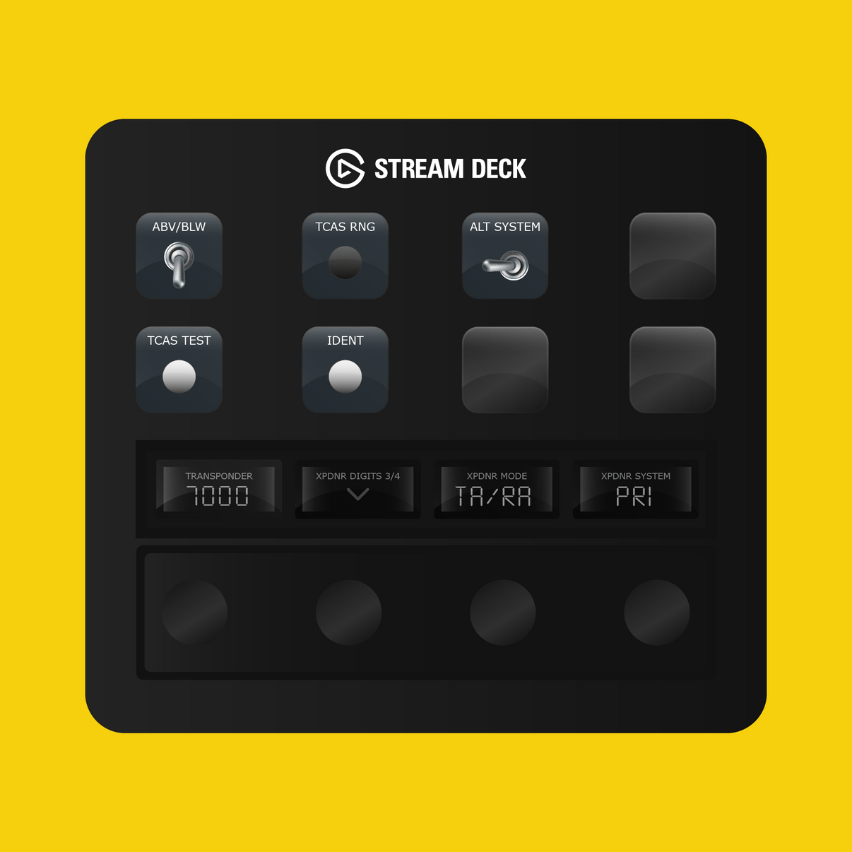 iniBuilds A300-600R Autopilot Panel for Stream Deck Plus - Flight Panels