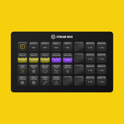 New! iniBuilds A350 Stream Deck Profile