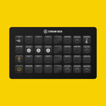 New! Aerosoft A340-600 Stream Deck Profile