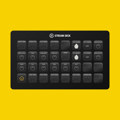 New! Aerosoft A340-600 Stream Deck Profile