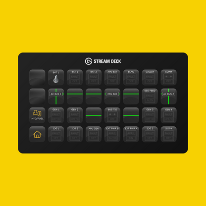 New! Aerosoft A340-600 Stream Deck Profile