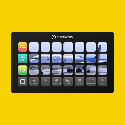 New! Aerosoft A340-600 Stream Deck Profile