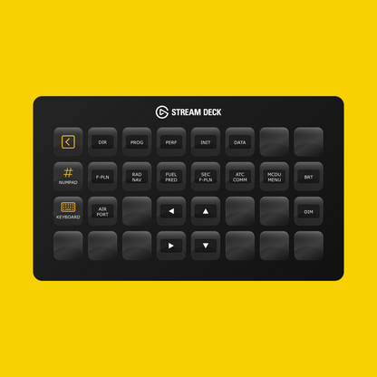 New! Aerosoft A340-600 Stream Deck Profile