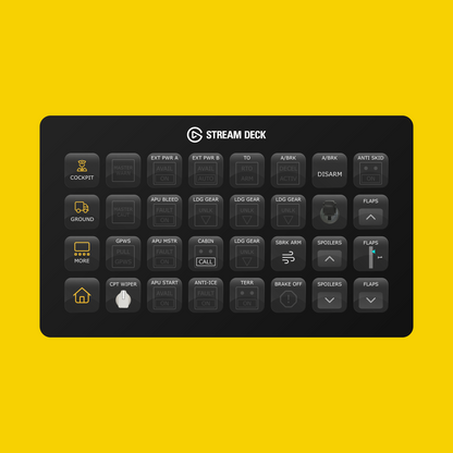 New! Aerosoft A340-600 Stream Deck Profile