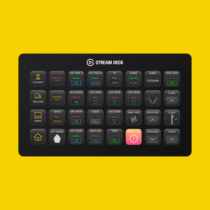 New! Aerosoft A340-600 Stream Deck Profile