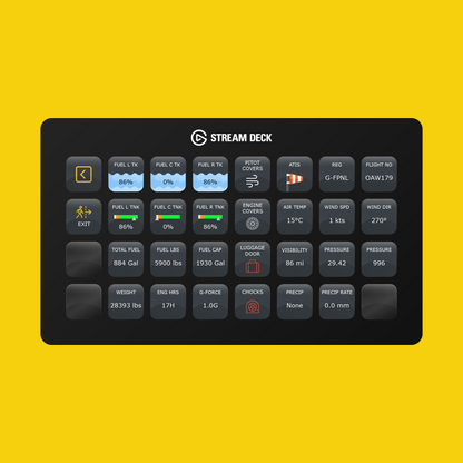 New! FlightFX Cessna Citation X Stream Deck Profile