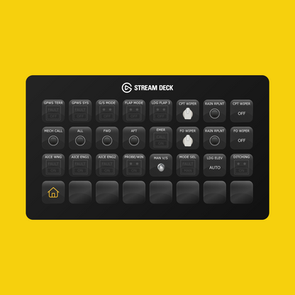 New! FlyByWire A32NX (2026 Edition) Stream Deck Profile