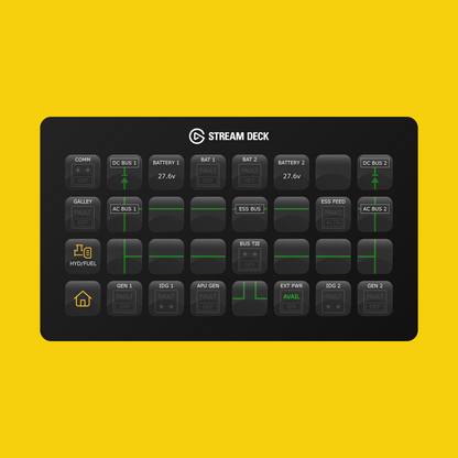 New! FlyByWire A32NX (2026 Edition) Stream Deck Profile