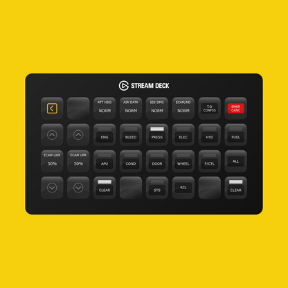 New! FlyByWire A32NX (2026 Edition) Stream Deck Profile