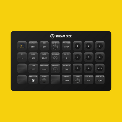 New! FlyByWire A32NX (2026 Edition) Stream Deck Profile