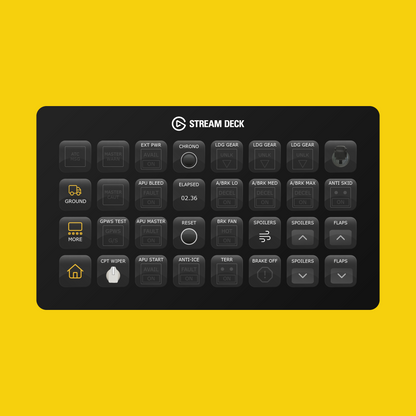 New! FlyByWire A32NX (2026 Edition) Stream Deck Profile