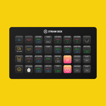 New! FlyByWire A32NX (2026 Edition) Stream Deck Profile