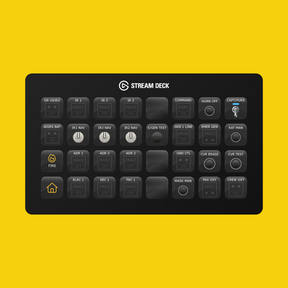 New! FlyByWire A32NX (2026 Edition) Stream Deck Profile