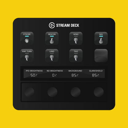 Headwind A330-900 Neo (A339X) Autopilot Panel for Stream Deck Plus