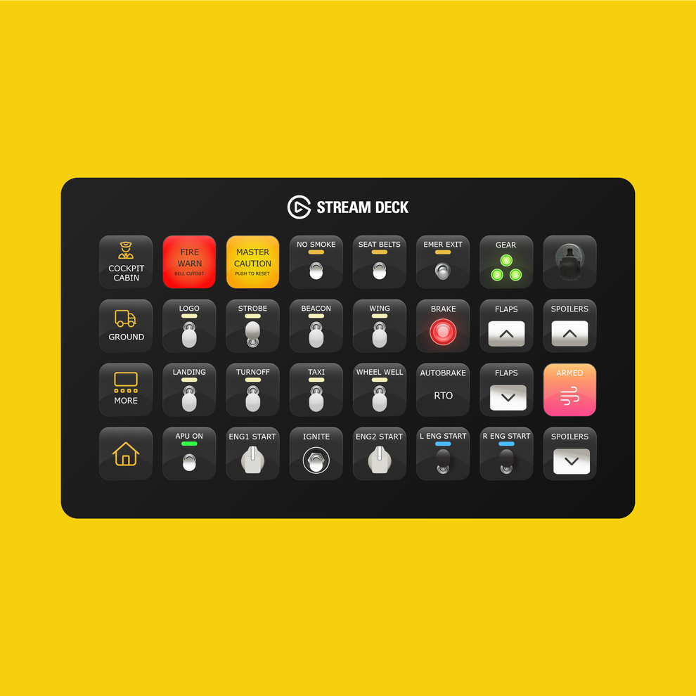 PMDG 737 Stream Deck Profile for Microsoft Flight Simulator 2020/2024 ...
