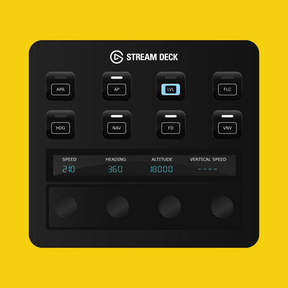 SF50 Cirrus Vision Jet G2 Autopilot Panel for Stream Deck Plus