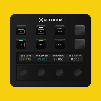 SF50 Cirrus Vision Jet G2 Autopilot Panel for Stream Deck Plus