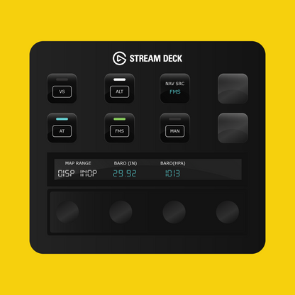 SF50 Cirrus Vision Jet G2 Autopilot Panel for Stream Deck Plus
