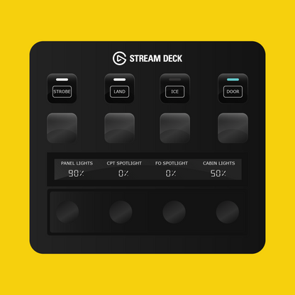 SF50 Cirrus Vision Jet G2 Autopilot Panel for Stream Deck Plus