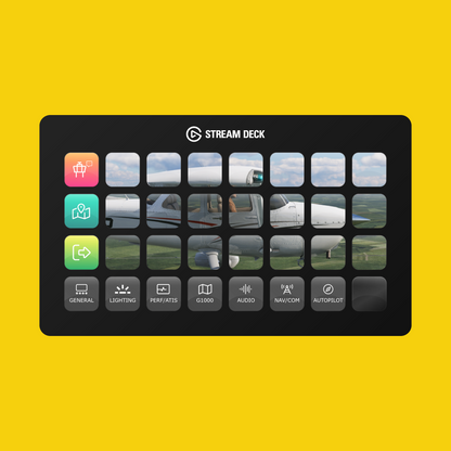 New! Cessna 172 Skyhawk (G1000) (X-Plane) Stream Deck Profile