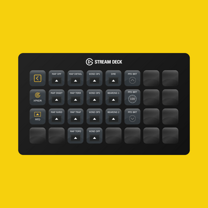 New! Cessna 172 Skyhawk (G1000) (X-Plane) Stream Deck Profile