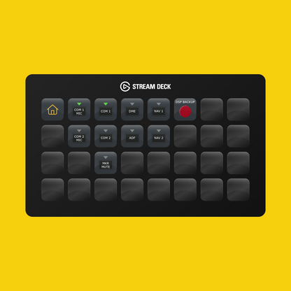 New! Cessna 172 Skyhawk (G1000) (X-Plane) Stream Deck Profile